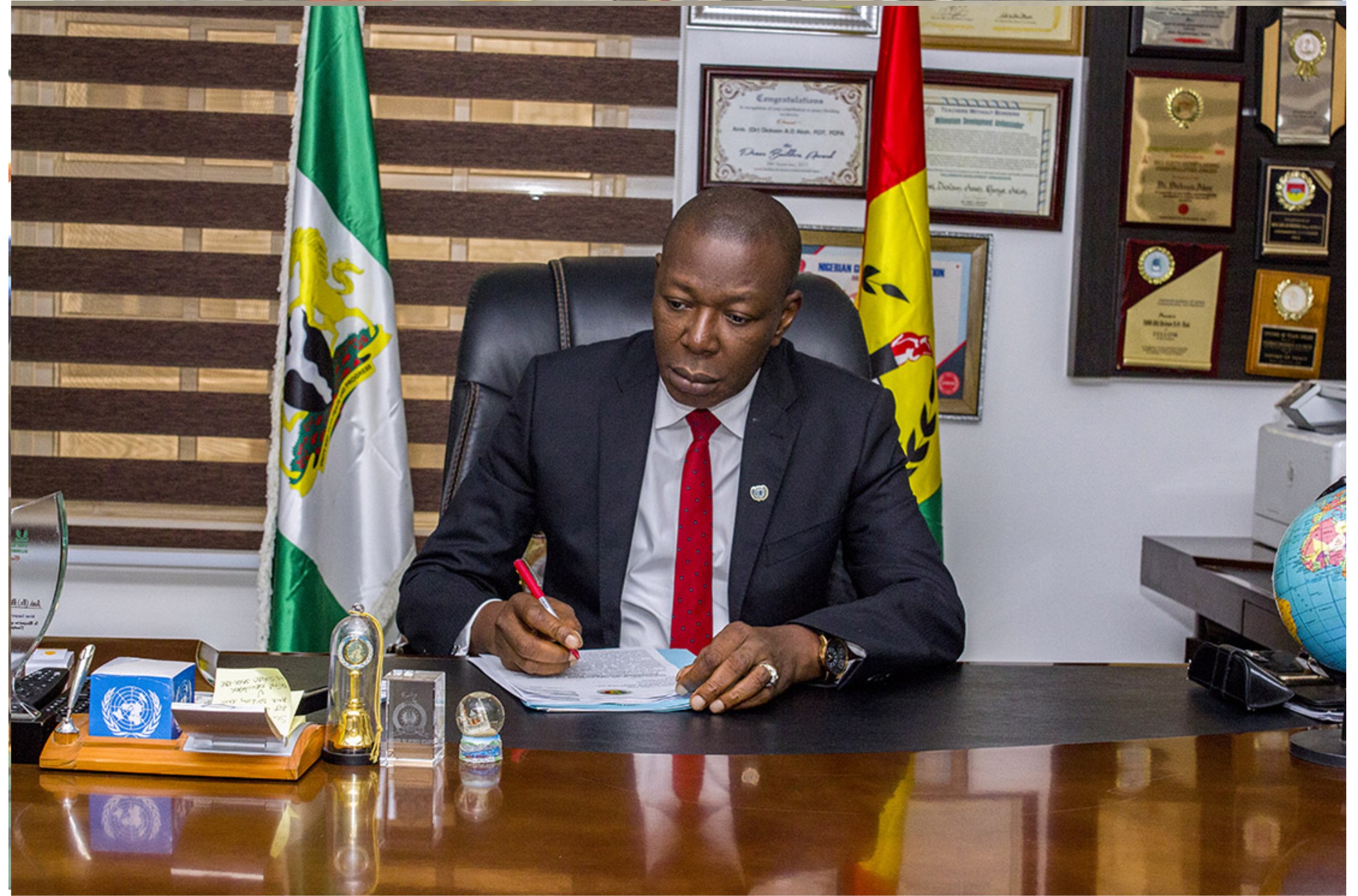 Amb Akoh Felicitates with Nigerians on Two Decades of Democratic Rule